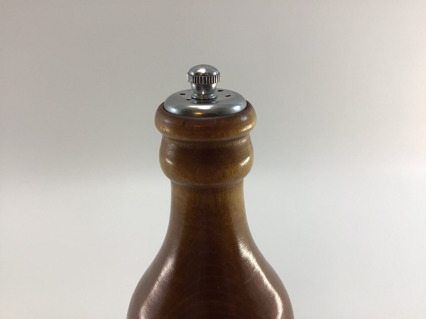 Pepsi Cola 75th Anniversary Pepper Grinder Vintage 1973 Advertising Kitchen Gadget Chef Mark Quality Made Solid Wood Body