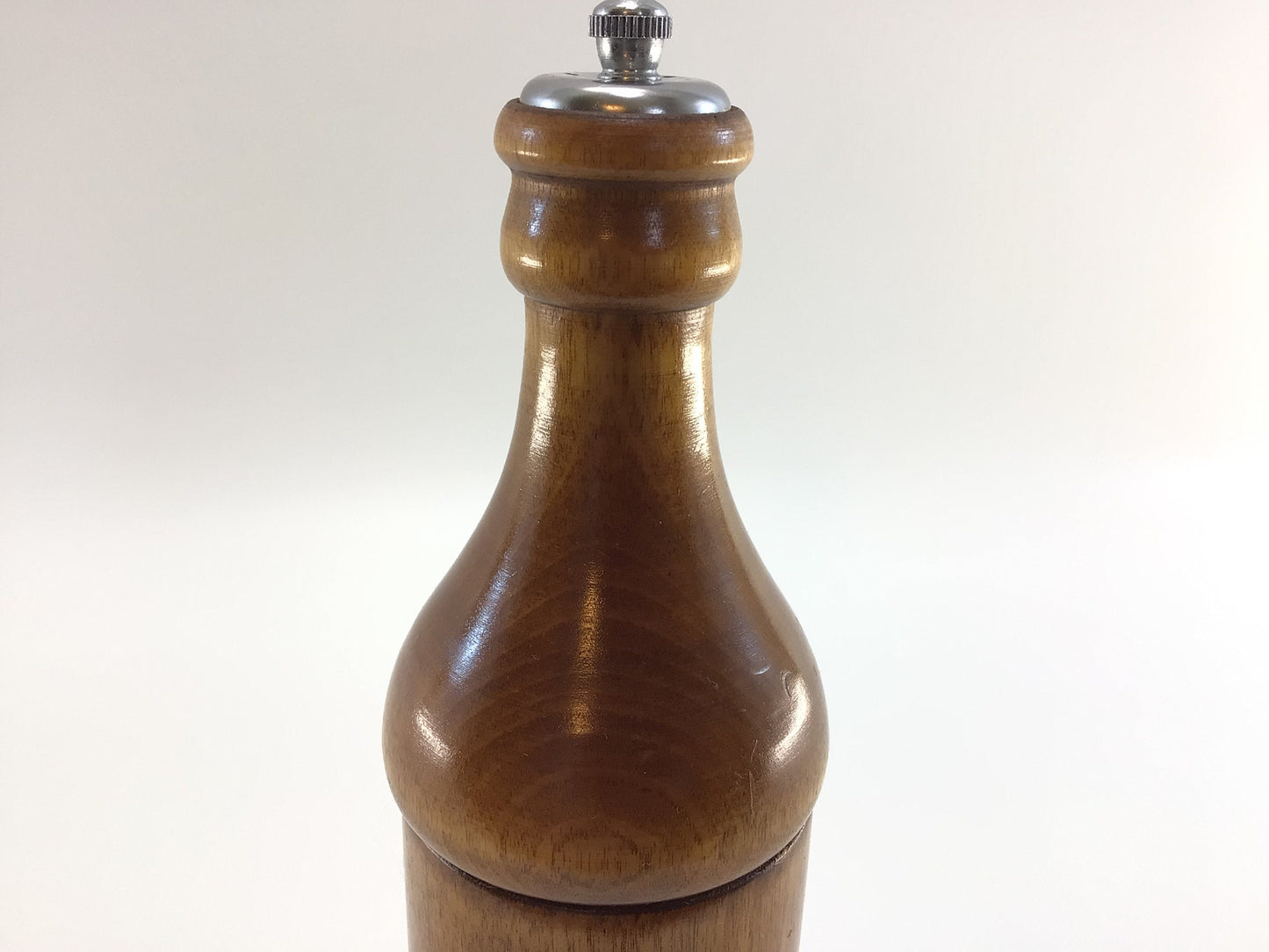 Pepsi Cola 75th Anniversary Pepper Grinder Vintage 1973 Advertising Kitchen Gadget Chef Mark Quality Made Solid Wood Body