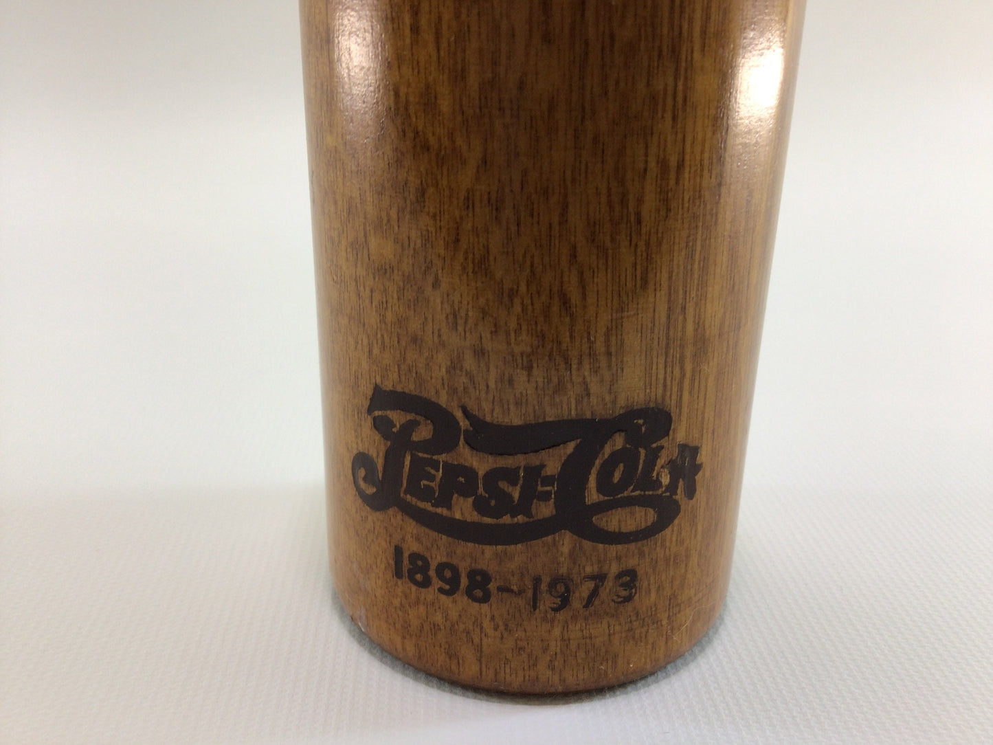 Pepsi Cola 75th Anniversary Pepper Grinder Vintage 1973 Advertising Kitchen Gadget Chef Mark Quality Made Solid Wood Body