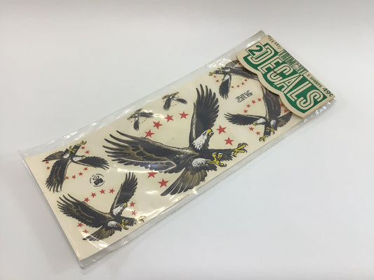 Impco Trimmit American Bald Eagle Decals 2 Flex Cote Sheets Vintage Dime Store Kitsch Toy