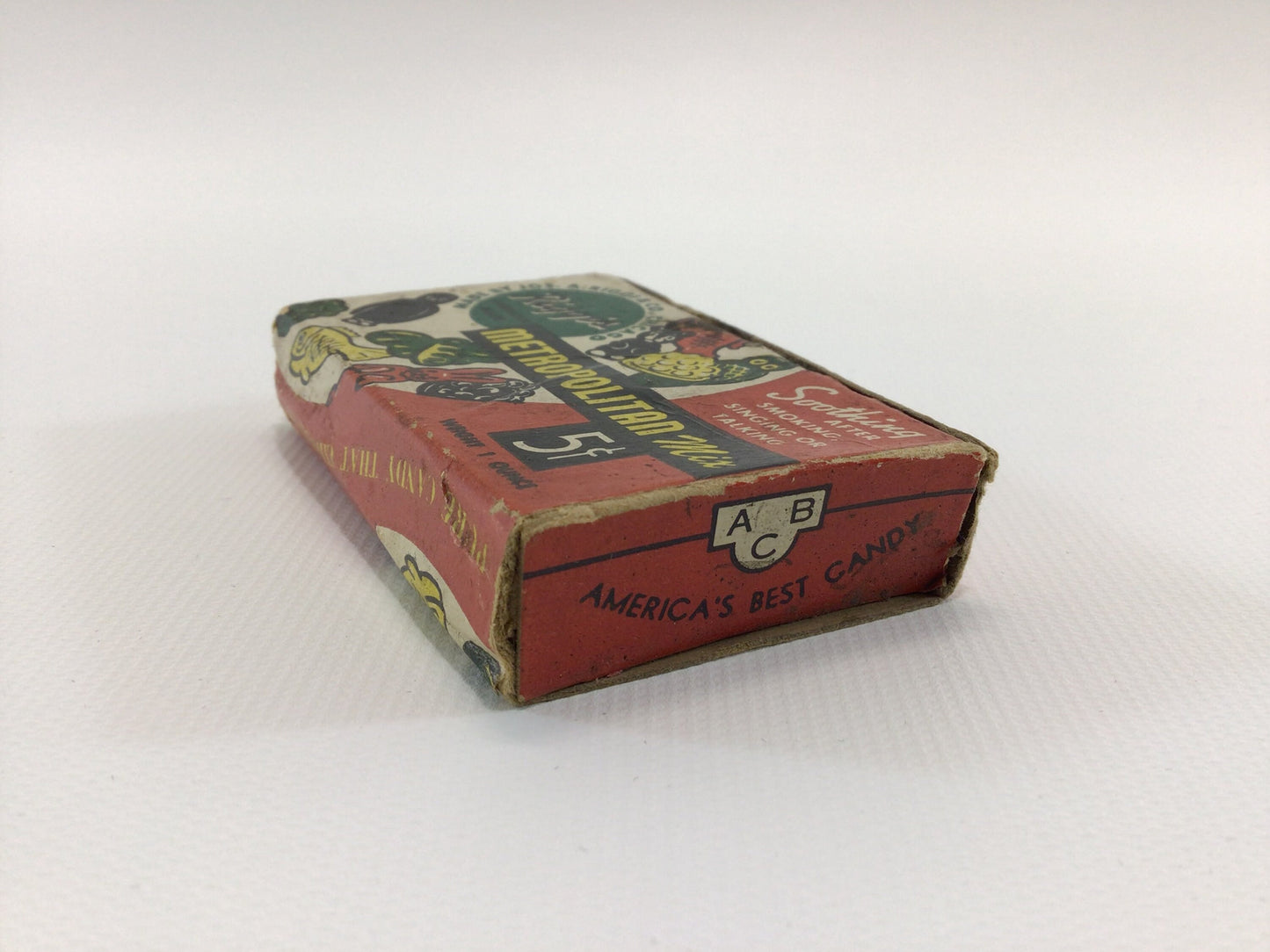 Rigg's Metropolitan Mix Candy Box Throat Lozenges Vintage Ephemera Storage Container