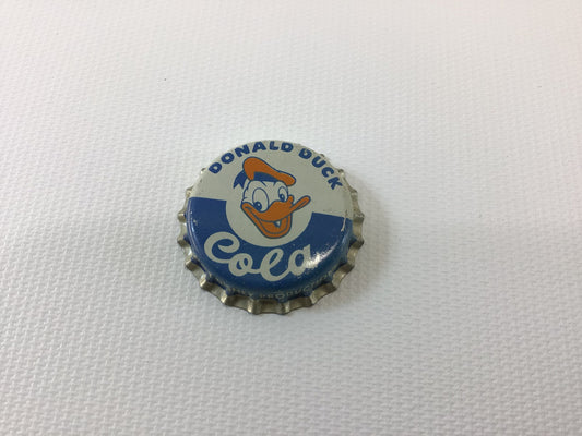 Vintage Advertising Bottle Cap Donald Duck Cola Walt Disney Productions Ephemera