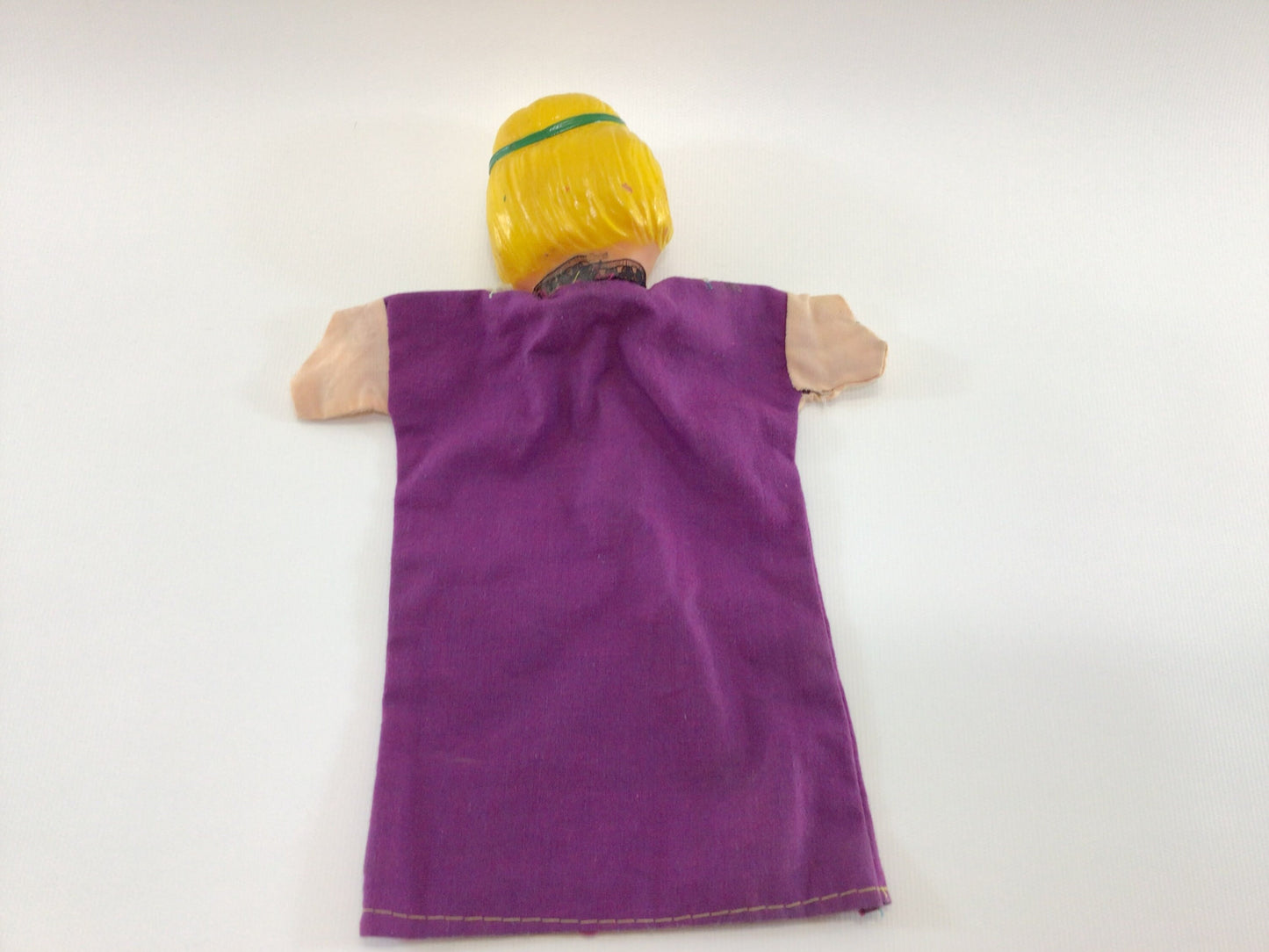 Hand Puppet Princess Vintage Made in Hong Kong Pretend Play Collectible Toy