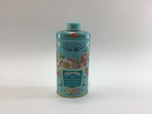 Avon California Perfume Co  1977 Anniversary Keepsake Trailing Arbutus Talc Powder 3.75 oz Display Tin