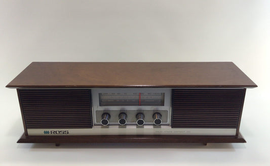 Ross Model 5060 AM FM Wood Cabinet Radio Vintage Audio Electronics - Non Working Project Piece