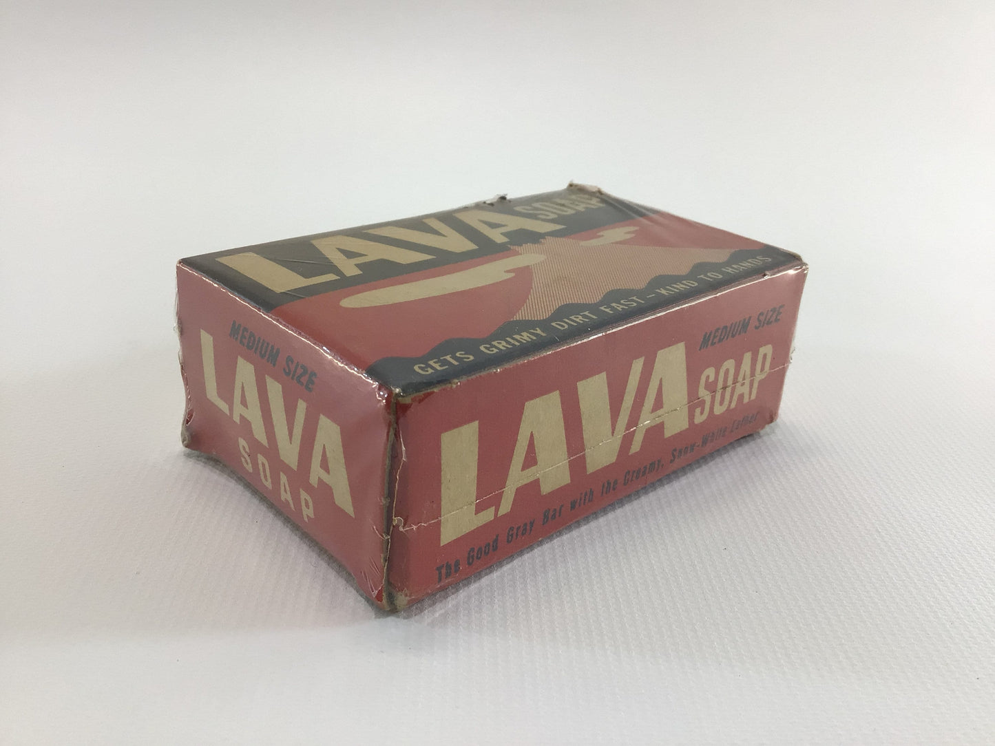 LAVA Bar Soap Empty Box Vintage General Store Advertising Ephemera Display Piece