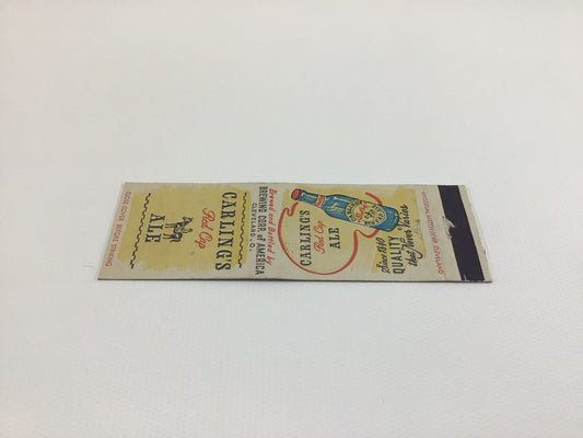 Matchbook Cover CARLING'S Red Cap ALE Cleveland Collectible Vintage Advertising Ephemera