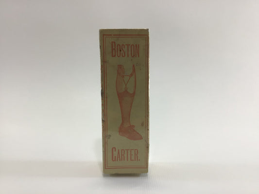 Improved Gentlemen's Boston Garter Empty Box Antique Fashion Accessory Advertising Ephemera