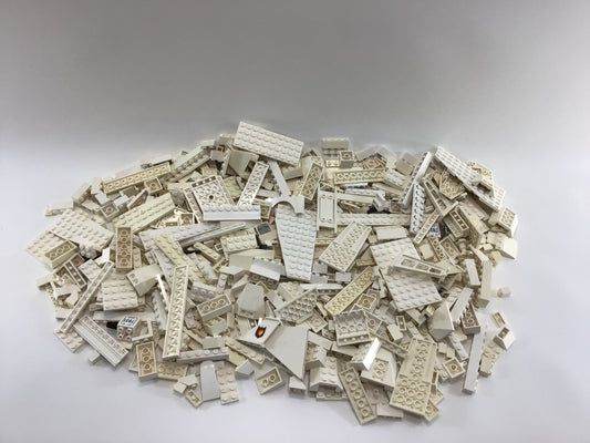 Lego Assorted White Parts and Pieces Lot