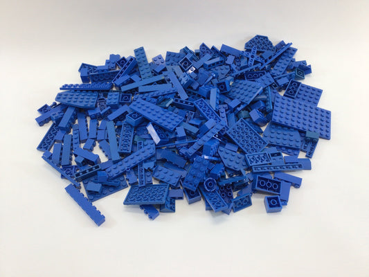 Lego Assorted Blue Parts and Pieces Lot