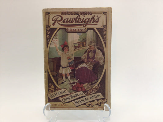 Antique Advertising Ephemera Booklet Rawleigh's 1917 Almanac Cook Book