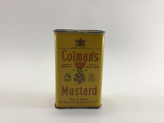 Colman's Mustard Spice Tin Vintage Advertising Country Farmhouse Home Decor