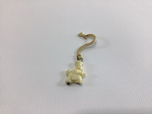 Celluloid Plastic Miniature Jolly Baker Charm Vintage 1930s Toy Prize Product Advertising Give Away