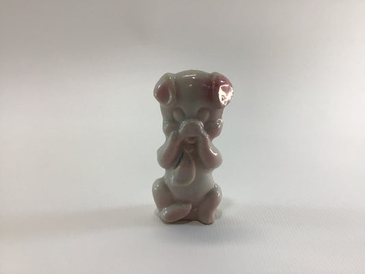 Vintage Ceramic Pink Pig Figurine Kitschy Made in Japan Fair Prize