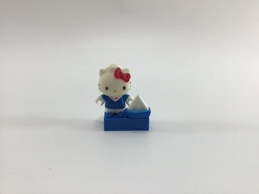 Hello Kitty Sanrio Mega Bloks Minifig Sailor Outfit and Sailboat Toy Replacement Parts