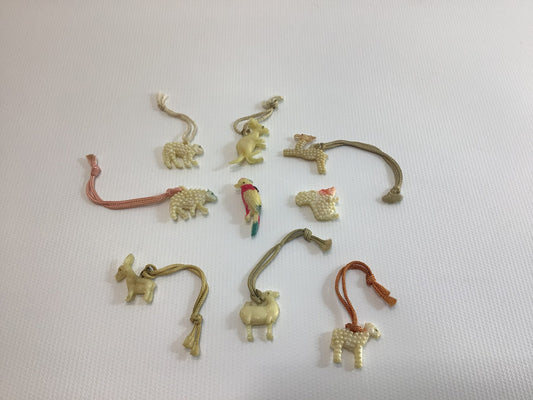 Celluloid Charm Peanuts Prize 1930s Vintage Miniature Toy Advertising Give Away Animals - CHOOSE ONE